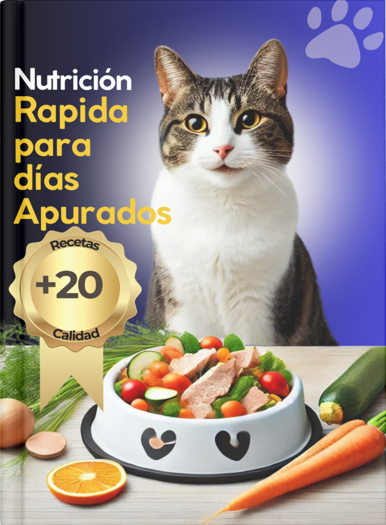 Rápida para días apurados+20 recetas caseras para tu gato